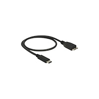 DeLOCK Delock - USB typ C-kabel - Micro-USB typ B till 24 pin USB-C - 50 cm