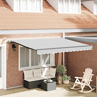 vidaXL Markisram Antracit 350 x 250 cm Aluminium