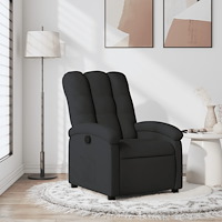 vidaXL Fåtölj svart tyg