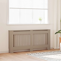 vidaXL Radiatorlock 2 pcs Brun 172 x 19 x 81.5 cm Konstruerat trä