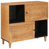 vidaXL Sideboard Ljusbrun 33,5 x 80 x 75 cm