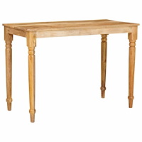 vidaXL Kaffeebord Brun 100 x 55 x 77 cm massivt mangoträ