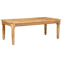vidaXL Kaffeebord Brun 100 x 55 x 40 cm massivt mangoträ