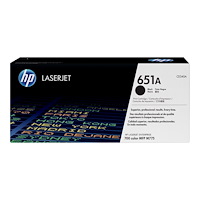 Hewlett-Packard HP 651A - svart - original - LaserJet - tonerkassett (CE340A)