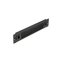 DeLOCK Delock panel med rektangulär kabelgenomgång - 1U - 10"
