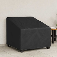 vidaXL Fodral för trädgårdsstol Svart 90 x 90 x 50 / 75 cm 600D tyg