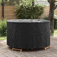 vidaXL Utemöbelsskydd Svart 157 x 157 x 71 cm 420D tyg