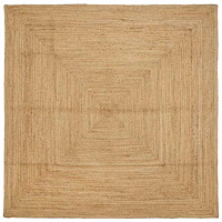 vidaXL Matta Beige 240 x 240 cm Jute