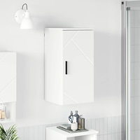 vidaXL Badrumsskåp med lagring Vit 30 x 31.5 x 61 cm Konstruerat trä