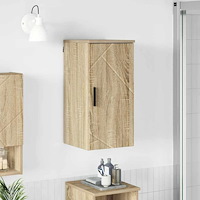 vidaXL Badrumsskåp Sonoma ek 30 x 31.5 x 61 cm Konstruerat trä
