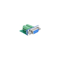 DeLOCK Delock - seriell adapter - DB-9 till 10 stifts terminalblock