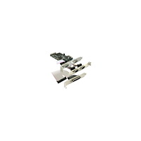 DeLOCK Delock PCI Express card 4 x serial, 1x parallel - parallellt/seriellt kort - PCIe - 4 portar