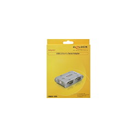 DeLOCK Delock USB 2.0 to 4 port serial HUB - seriell adapter - USB 2.0 - RS-232 x 4