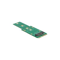 DeLOCK Delock Adapter M.2 NGFF > mSATA - kontrollerkort - M.2 Card - mSATA