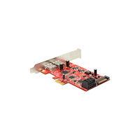 DeLOCK Delock - lagring/USB3.0-styrenhet - USB 3.0 / SATA 6Gb/s - PCIe 2.0 x1