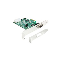 DeLOCK Delock PCI Express Card > 1 x Serial RS-232 High Speed 921K with Voltage supply - seriell adapter - PCIe 2.0 - RS-232