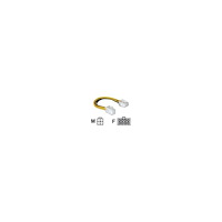 DeLOCK Delock - adapter för effektkontakt - 4 pin ATX12V till 8-stifts EPS12V - 15 cm