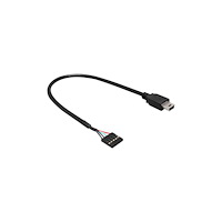 DeLOCK Delock USB 2.0 Pin Header - USB intern till extern adapter - mini-USB typ B till 5 stifts USB 2.0-rubrik - 30 cm