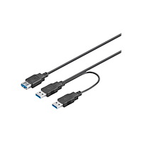 Goobay goobay - USB-/strömkabel - USB typ A till USB typ A - 30 cm