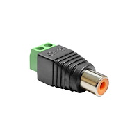 DeLOCK Delock Adapter RCA female > Terminal Block - adapter för video / ljud - komponentvideo/ljud