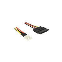 DeLOCK Delock - strömkabel - 4 pin strömuttag för minimikontakt till SATA-ström - 60 cm