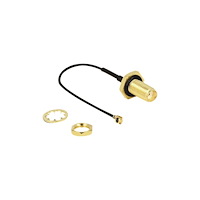 DeLOCK Delock antennkabel - 10 cm - svart