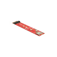 DeLOCK Delock Adapter M.2 key B male > M.2 key B slot port saver + Nano SIM slot - kontrollerkort - M.2 Card - M.2 Card