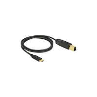 DeLOCK Delock - USB typ C-kabel - 24 pin USB-C till USB Type B - 1 m