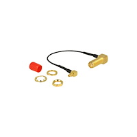 DeLOCK Delock antennkabel - 10 cm - svart