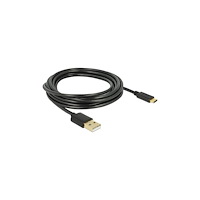 DeLOCK Delock - USB typ C-kabel - 24 pin USB-C till USB - 3 m