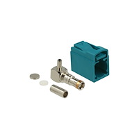 DeLOCK Delock FAKRA Z jack 90° for crimping - modulär insättning