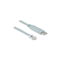 DeLOCK Delock seriell kabel - 1 m - grå
