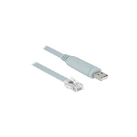 DeLOCK Delock seriell kabel - 5 m - grå