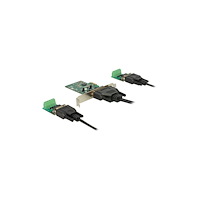 DeLOCK Delock PCI Express Card > 2 x Serial RS-422/485 - seriell adapter - PCIe 2.0 - RS-422/485