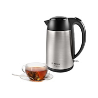 Bosch Group Bosch DesignLine TWK3P420 - vattenkokare - rostfritt stål/svart