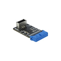 DeLOCK Delock USB 3.2 Gen 1 Adapter Pin Header - USB intern till extern adapter - 19-stifts USB 3.0-kontakt till USB typ A