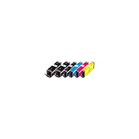 Peach Peach Spar Pack Plus - 6-pack - svart, gul, cyan, magenta - kompatibel - återanvänd - bläcktank (alternativ för: Canon C...