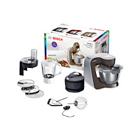 Bosch Group Bosch MUM5 CreationLine Premium MUM58A20 - köksmaskin - 1000 W - borstat rostfritt stål/grå