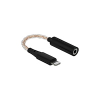 DeLOCK Delock Lightning till hörlursuttag-adapter - Lightning / ljud - 10.5 cm