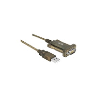 DeLOCK Delock Adapter USB 2.0 Type-A > 1 x Serial DB9 RS-232 - seriell adapter - USB - RS-232 x 1