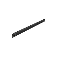 DeLOCK Delock panel med rektangulär kabelgenomgång - 1U - 19"
