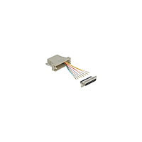 DeLOCK Delock Adapter Sub-D 25 pin female to RJ45 female Assembly Kit - seriell adapter - grå