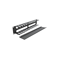 DeLOCK Delock - rackpanel för kabelhantering - 2U