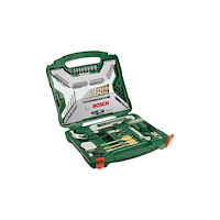 Bosch Group Bosch X-Line Titanium - skruvmejsel-, borr- och hylssats - för trä, metall, murverk - 100 delar