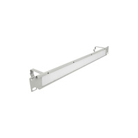 DeLOCK Delock Cable Management Brush Strip with 2 hooks - kabelhanteringspanel med borste för rack - 1U - 19"