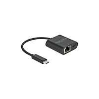 DeLOCK Delock - nätverksadapter - USB-C 3.2 Gen 1 - Gigabit Ethernet x 1 + USB-C (endast ström) x 1