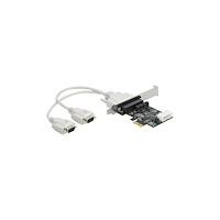 DeLOCK Delock - seriell adapter - PCIe 2.0 - RS-232 x 2