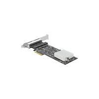 DeLOCK Delock - nätverksadapter - PCIe 2.1 x4 - 10M/100M/1G/2.5 Gigabit Ethernet x 4