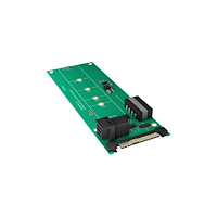 RaidSonic Technology ICY BOX IB-M2B02 - gränssnittsadapter - M.2 Card - SAS 12Gb/s, U.2