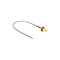 DeLOCK Delock antennkabel - 20 cm - grå, svart